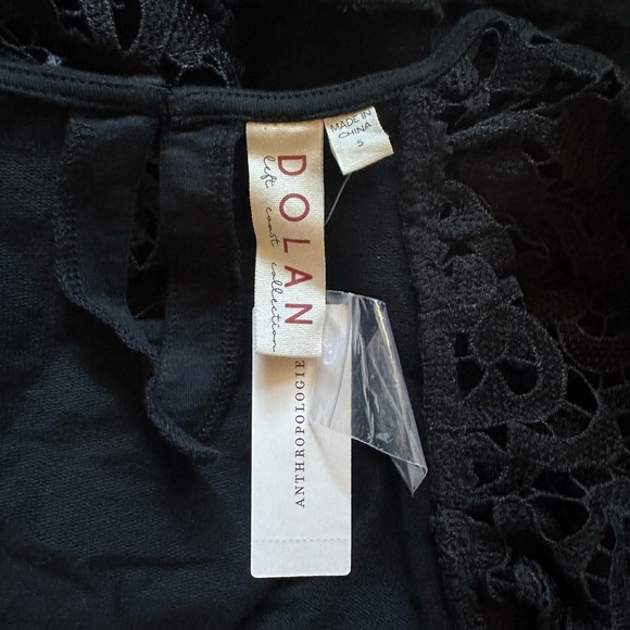 Anthropologie Dolan Lace Sleeve Top - Picture 7 of 8